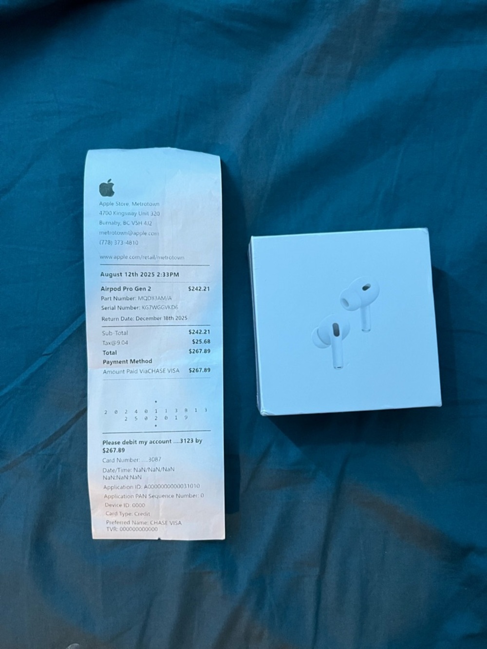 Apple AirPods Pro (2nd Gen) Earbuds - White